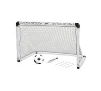 Sport1 Porta calcio Goal Striker. Porta da calcio pieghevole e trasportabile. Giochi da esterno per bambini giardino/casa. Porta da calcio per bambini, palla gonfiabile 12cm e pompa. Dim. 90x59x61.