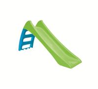 Sport1 scivolo per bambini 3 gradini. Slide da giardino per bambini da 1 a 3 anni super resistente. Gioco per bambini da casa in plastica 116x36x62.5cm. Colore Verde/azzurro.