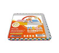 Sport1 Tappeto Bambini Madmat Mega Quadrotti Pastello Unisex, Multicolore, 14 EU
