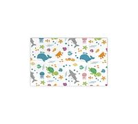 Sport1 Tg., Tappeto Gioco Bambini Pieghevole Multicolore (Madmat Oceano), 120 x 90 cm