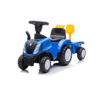 Sport1 Trattore con rimorchio Ride-on. Trattore Giocattolo per Bambini. Cavalcabile Bambino 1 Anno-3 Anni. Trattore con Volante per Bambini, Suoni, luci, rimorchio e Accessori. Trattore Bambini Blu.