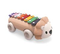 Sport1 Xilofono Leone in bioplastica. Xilofono per bambini sicuro e divertente. Xylophone per bambini della Linea bio Ecomusic. Gioco e strumento musicale. Giochi musicali neonato e idea regalo.