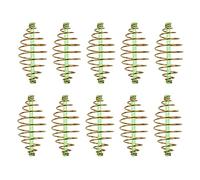 SPORTARC 10pcs 5.5CM Carpa Pesca In Linea Metodo Primavera Alimentatore Gabbie Esca Grosse Terminale Tackle Pescare
