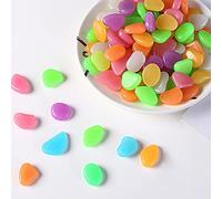 SPORTARC 50PCS Glow In The Dark Pebbles Pietre luminose Giardino Walkaway Acquario, Acquario, Mix