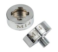 SPORTARC Adattatore per smerigliatrice angolare, kit di conversione XLOCK, set di dadi M14, flangia a cambio rapido, in acciaio inossidabile, per Bosch Metabo Flex