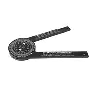 SPORTARC Alluminio Troncatrice Goniometro 7 Pollici Strumento Angolo Finder Caratterizzato da Precisione Interno Esterno Mitra, Nero