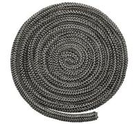 SPORTARC Kit di corde per stufa da forno, 8 mm x 2 m, colore: bianco, resistente al calore, per bruciatori a legna, porte in vetro e guarnizione per canna fumaria