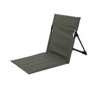 SPORTARC Sedia da spiaggia pieghevole portatile, con grande tasca portaoggetti, schienale regolabile, lettino da campeggio portatile per giardino, stadio, eventi all'aperto (verde militare)