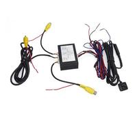 SPORTARC Telecamera di parcheggio per auto, modulo di controllo della telecamera di backup anteriore e posteriore, convertitore di canale video ABS da 12 V, per la maggior parte delle auto