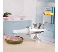 SPORTARC Tritacarne manuale, tritacarne manuale 4 in 1, smerigliatrice manuale per salsiccia, macinatrice a mano per tritacarne, macinatrice a manovella per carne macinata, clistere, ramen