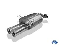 Sportauspuff-Komplettanlage da Kat Honda Civic 5 EJ2 2x90mm Rullato Con ABS