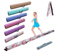 SportBob Trave Ginnastica Artistica per casa 240 cm PU Pelle Trave di Equilibrio Base di Gomma Antiscivolo, Fascio di Ginnastica per la Formazione, Pratica, Formazione Professionale per Bambini