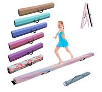 SportBob Trave Ginnastica Artistica per casa 270 cm PU Pelle Trave di Equilibrio Base di Gomma Antiscivolo, Fascio di Ginnastica per la Formazione, Pratica, Formazione Professionale per Bambini