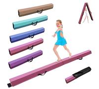 SportBob Trave Ginnastica Artistica per casa 270 cm PU Pelle Trave di Equilibrio Base di Gomma Antiscivolo, Fascio di Ginnastica per la Formazione, Pratica, Formazione Professionale per Bambini