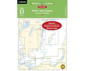 Sportbootkarten: Satz 13: Polen und Litauen (Ausgabe 2012)