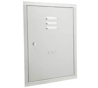 Sportello contatore acqua gas zincato cassetta porta anta per contatori a muro