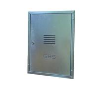 Sportello contatore GAS da incasso 70x50cm con cornice in lamiera zincata Ferrar