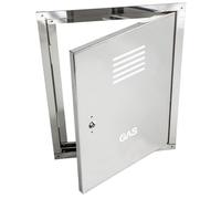 SPORTELLO CONTATORE GAS ZINCATO cm 40x55 COMPLETO DI CHIAVE