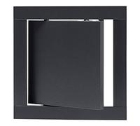 Sportello di ispezione in plastica ABS, 150 x 150 mm, antracite, sportello di manutenzione, sportello di ispezione, sportello di manutenzione