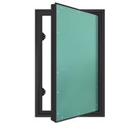 Sportello di Ispezione Pannello di accesso con serratura per porta in metallo, coperchio in alluminio verniciabile, integrazione perfetta con la parete e accesso sicuro