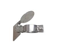 Sportello di scarico antipioggia 65 mm per trattore in acciaio inox con coperchio da 63 a 67