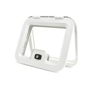 Sportello di servizio per roulotte e camper | 3 misure a scelta | bianco | chiusura inclusa | sportello portaoggetti (403 x 335 mm)