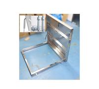 Sportello Di Sicurezza for Tetto Ad Alta Resistenza Portello Di Accesso Al Tetto In Alluminio E Acciaio Con Maniglia A Interruttore for Manutenzione Del Tetto E Uso Industriale(23.6x23.6IN/60x60CM)