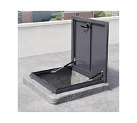 Sportello Di Sicurezza Impermeabile for Tetto Con Maniglia A Interruttore E Guarnizione In Gomma Accesso Al Tetto Resistente Alle Intemperie(75x70cm/29.5x27.6in)