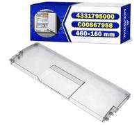 Sportello Freezer 460x160 mm con Codice Originale 4331795000 per Beko per Arcelik C00867958 per Whirlpool per Bauknecht Frigorifero Congelatore - MONTERAL