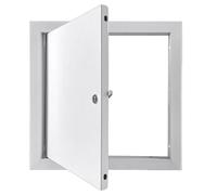 Sportello Ispezione 15x15 20x20 25x25 40x40 50x50 60x60 Sportello Di Accesso Bianco, Apertura A Pressione, Piccolo Sportello Di Accesso Per Interruttori/Impianto Idraulico(Lock-opening,30x30cm)
