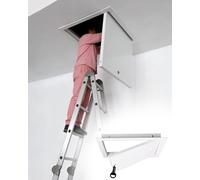 Sportello Ispezione Botola d'accesso a Soffitto per Mansarda con Serratura e Chiave, Piastra di Copertura per Apertura Cucina(12x26in (30x65cm))