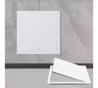 Sportello Ispezione Botola D'accesso A Soffitto Per Mansarda Con Serratura E Chiave, Piccola Porta Di Accesso Alla Soffitta, Botola Ispezione Cartongesso Parete In Alluminio(17.7x23.6in(45x60) cm)