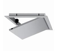 Sportello Ispezione Botola Ispezione Zincato e in Alluminio, Coperchio Sportello di Accesso Incassato per Parete/Soffitto, Porte di Revisione Interne ed Esterne(Gray,6x20in(15x50cm))