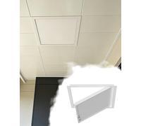 Sportello Ispezione Chiusura per Pannello di Accesso al Soffitta da Tirare per Soffitto, Porta Ispezione Bianca a Molla con a Pulsante, Copertura per Trappola che(20x22in (500x550mm))