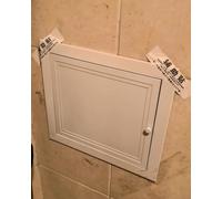 Sportello Ispezione Coperchio del Foro di Accesso al Pulsante, Piastra Bianca Che Nasconde I Cavi, Sportello, Portello Ispezione Elettrica Intercapedine Seminterrata(22x26in (550x650mm))