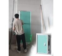 Sportello Ispezione Coperchio Magnetico in Gesso per Foro di Accesso con Serratura, Pareti Nascoste Verniciabili, Soffitti, Porte del Sottotetto(20x34in/500x850mm)