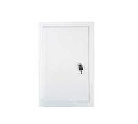 Sportello Ispezione Decorativi, Botola Ispezione Cartongesso Nascosto con Chiave e Serratura, Telaio in Alluminio Pannello di Accesso per Pareti e Soffitti(W 55 cm x H 55 cm)