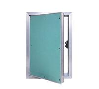Sportello Ispezione in Alluminio con Chiusura Magnetica Botola Cartongesso Nascosto Portello Pannello di Accesso Rettangolare Incassato Varie Dimensioni(W 40 cm x H 60 cm)