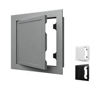 Sportello Ispezione Magnetico in Alluminio, 30x30 cm, Botola di Accesso Impermeabile per Controsoffitto e Parete in Cartongesso