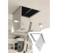 Sportello Ispezione Pannello d’Accesso per Soffitti Bianchi con Serratura e Chiavi, Coperchio d’Ispezione Incernierato per Soffitta in Cartongesso da Cucina, Revisione(200x250mm (8x10in))