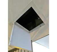 Sportello Ispezione Pannello d'Accesso a Molla per Soffitto, Porta Elettrica per Soffitta Cucina con Apertura a Pressione, Sportello d'Ispezione Incernierato Serratura(30cmx15cm/12inx6in)