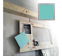 Sportello Ispezione Pannello di Accesso a Parete per Nascondere Cavi/Contatori/Tubi, Coperchio di Accesso Verniciabile per Cartongesso, Coperchio di Ingresso Cavi(300x300mm/11.8x11.8in)