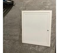 Sportello Ispezione Pannello di Accesso Al Muro a Secco del Bagno per L'impianto Idraulico, Porta di Accesso Al Pannello di Cablaggio Elettrico in Metallo con Maniglia, Portello di Ispezione(35x55cm(1