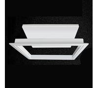 Sportello Ispezione Pannello Di Accesso Al Soffitto Con Telaio In Alluminio 150x150/200x200, Porte Di Accesso Tipo Pallet Per Soffitto/cartongesso(Gray,150x150mm/6x6in)
