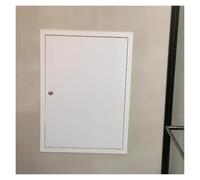Sportello Ispezione Pannello Di Accesso Antincendio Bianco Incassato, Sportello Di Ispezione Con Chiave, Coperchio Del Foro Del Vano Di Servizio In Metallo Bloccabile(WxH(16x22in))