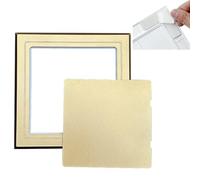Sportello Ispezione Pannello di Accesso Autoadesivo per Piastrelle, Sportello di Revisione Senza Foratura con Coperchio Rimovibile, Sportello di Ispezione in Plastica(Gold,150x150mm(5 7/8x5 7/8"))
