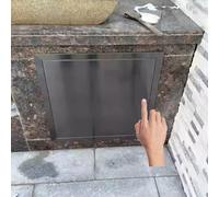 Sportello Ispezione Pannello di Accesso con Chiusura a Pressione per Mobile Isola, Pannello di Accesso Idraulico Sottolavello, Sportello di Ispezione per Linee di Apparecchi a Gas(200x250mm(8x10in))