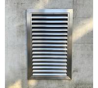 Sportello Ispezione Pannello di Accesso Con Griglia A Lamelle, Copertura Rinforzata per Fori Ventilazione Parete, Sportello Ispezione Impianti Idraulici Esterni(200x250mm(8x10in))