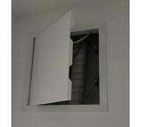 Sportello Ispezione Pannello di accesso idraulico a filo 200x200/300x300 25x25 15x15 per cartongesso, sportello di accesso, sportello di ispezione elettrica(White,150x150mm/6x6in)