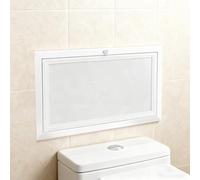 Sportello Ispezione Pannello di Accesso Impermeabile per Bagno, Sportello di Servizio a Molla per Parete e Soffitto, Copertura foro di Ispezione in Alluminio(26x44in/660x1120mm)